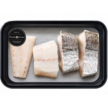 Bandeja de merluza de pincho en lomos con piel 