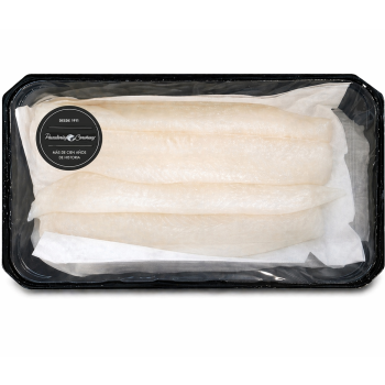 Bandeja de lenguado en filetes sin piel