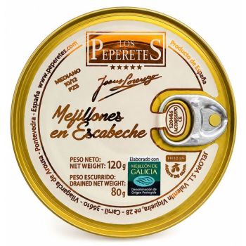 Mejillón escabeche 10/12 pz. Los Peperetes 
