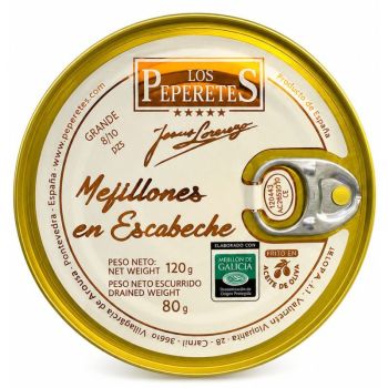 Mejillón escabeche 8/10 pz. Los Peperetes 