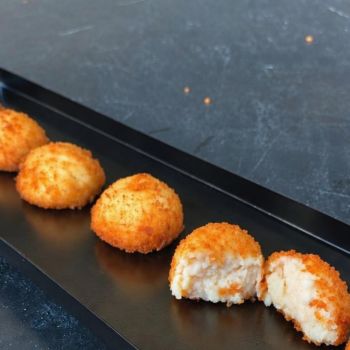 Croquetas de queso Idiazábal 