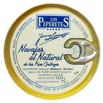 Navajas al natural 6/8 pz. Los Peperetes 